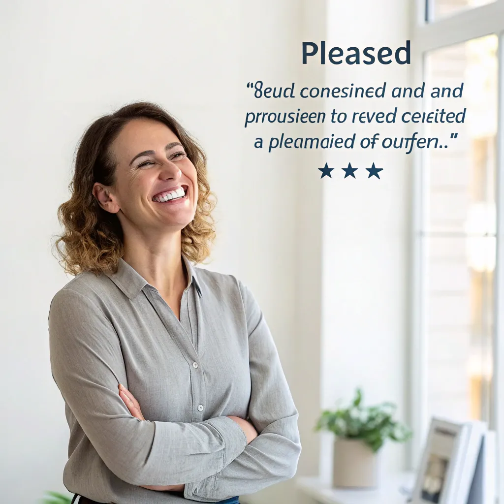 A pleased customer